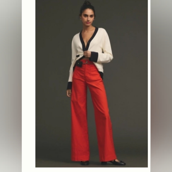 Maeve Pants - The Colette Full-length Wide-leg Pants